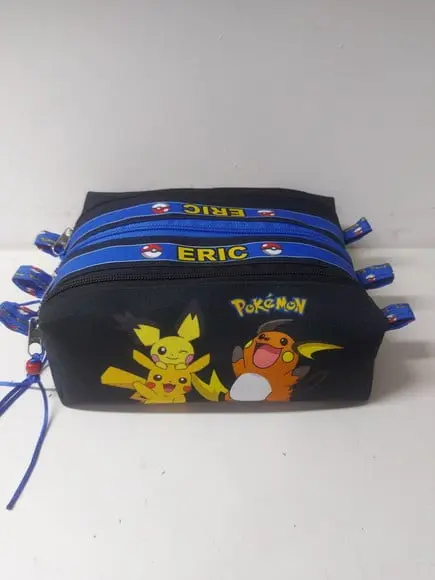 Estojo Triplo Pikachu