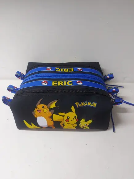 Estojo Triplo Pikachu