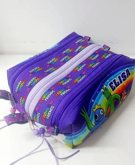 Estojo Triplo Rainbow Friends