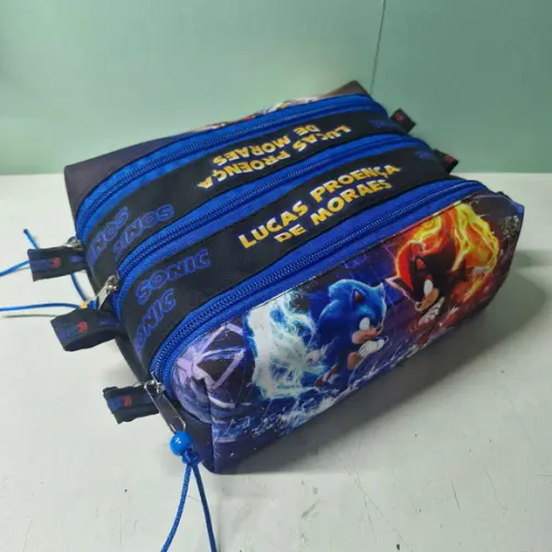 Estojo Triplo Sonic 3