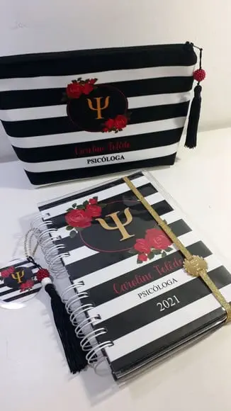 Kit Agenda + Necessaire Psicologia