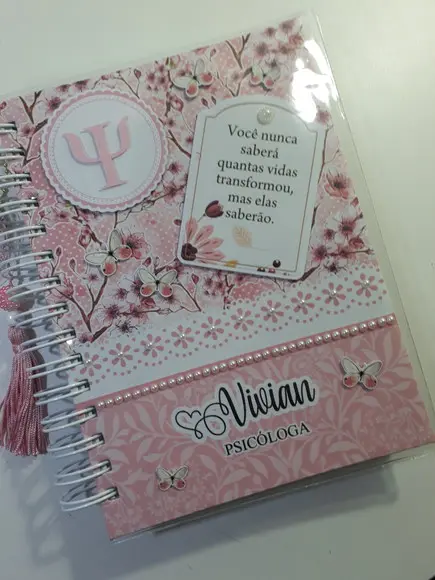 Kit Agenda 2026 + Caderno Psicologia