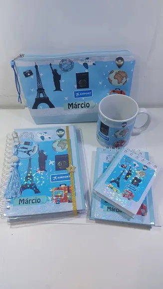 Kit Agenda Agente de Viagens