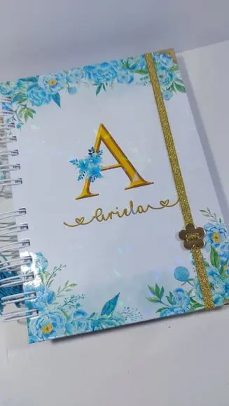 Kit Agenda com Letra