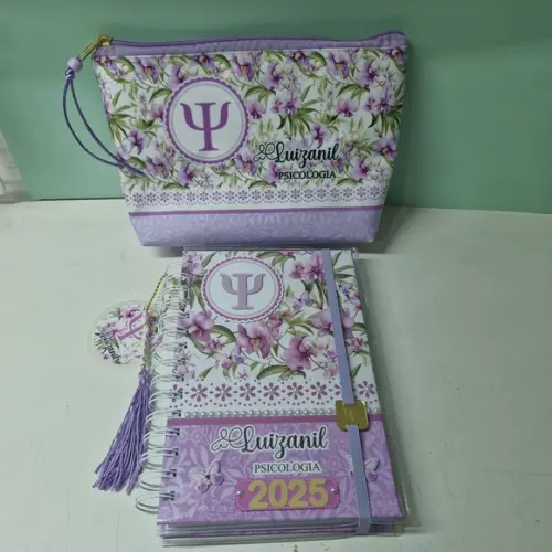 Kit Agenda Psicologia 2027 + Necessaire