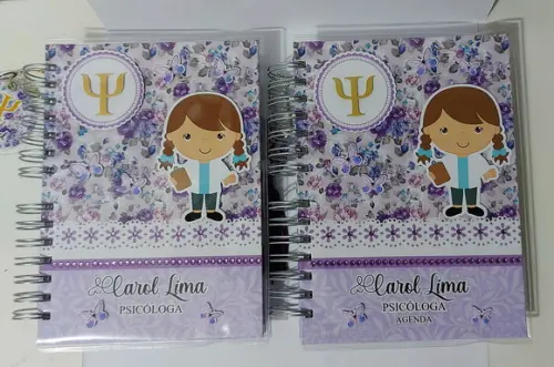 Kit Agenda Psicologia Lilas