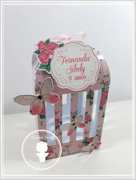 Kit Borboletas Rosa
