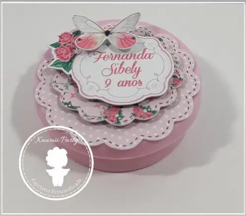 Kit Borboletas Rosa