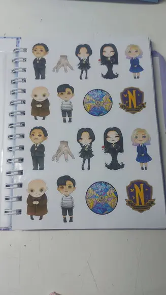 Kit Caderno Wandinha