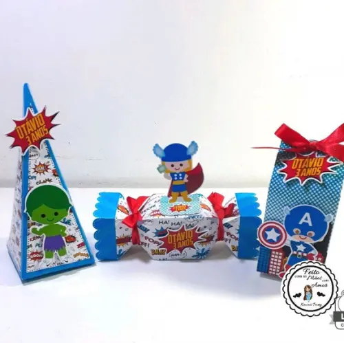 Kit Caixa Vingadores Baby