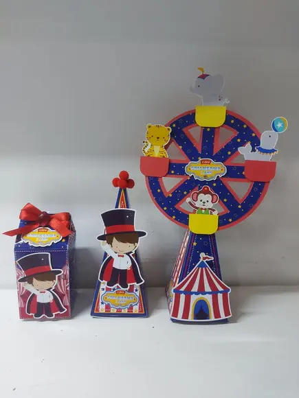 Kit Caixas Circo
