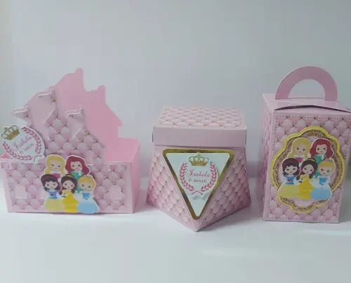 Kit Caixas Princesas