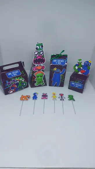 Kit Caixas Rainbow Friends