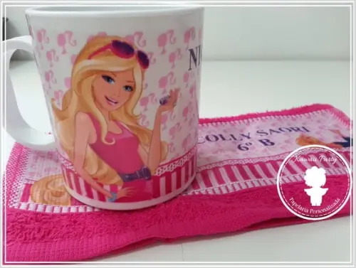 Kit caneca Barbie
