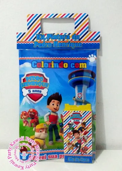 Kit Colorir Patrulha Canina 2