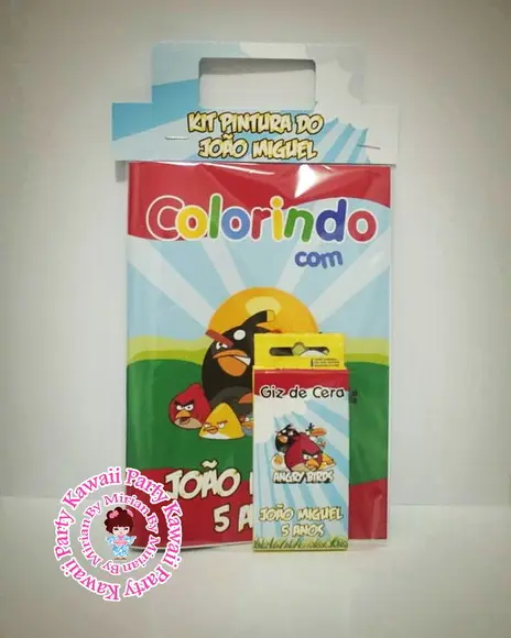 Kit Colorir Birds