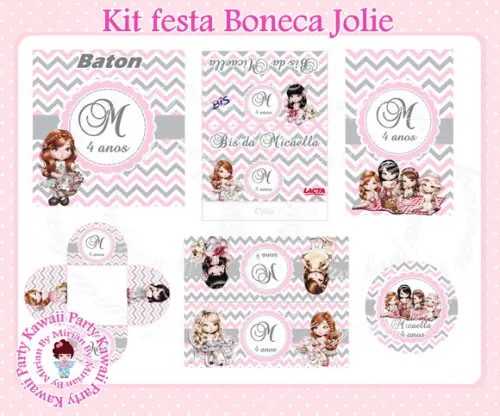 Kit festa Boneca Jolie