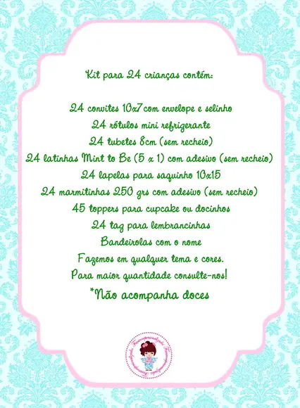 Kit festa escolar