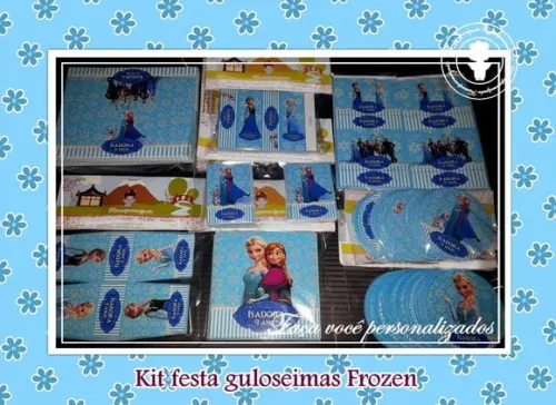 Kit festa impresso guloseimas 2 Frozen