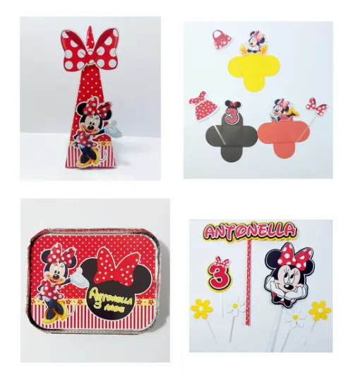 Kit Festa Minnie Vermelha