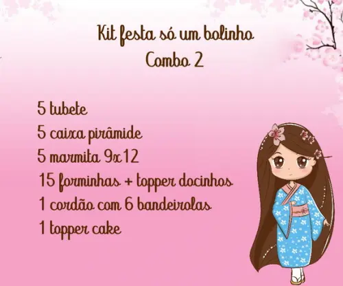Kit Festa Só 1 Bolinho Combo 2