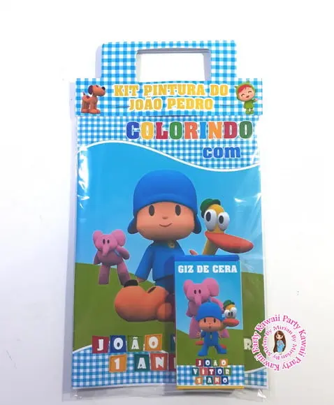 Kit Livro Colorir Pocoyo
