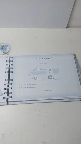 Kit Livro do Bebê + Caderneta Vacina Carrinho