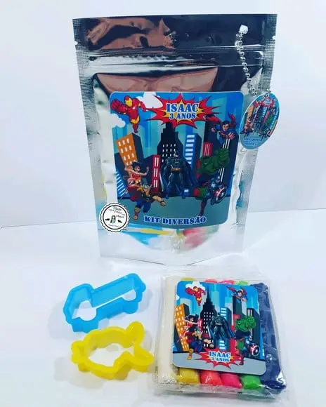 Kit Massinha Super Heróis