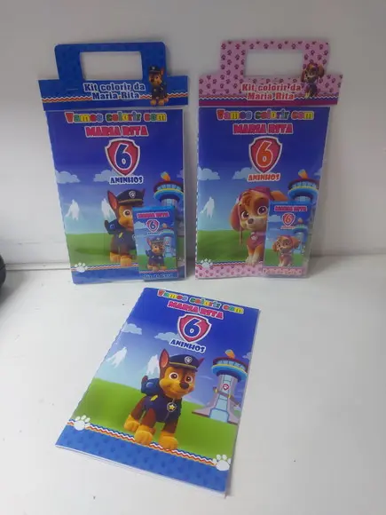 Kit Pintura Patrulha Canina