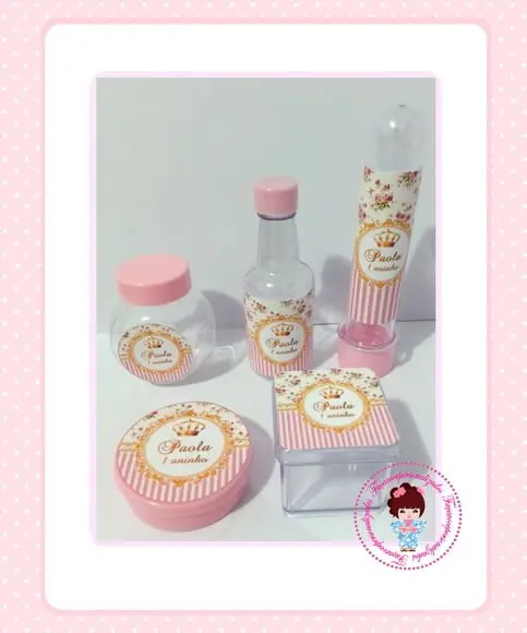 Kit Realeza Rosa e Dourado
