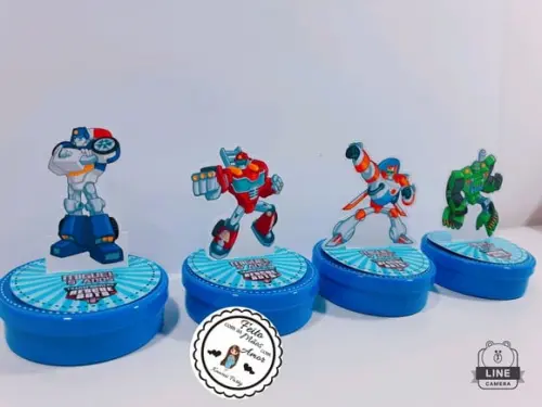 Latinha 3d Rescue Bots