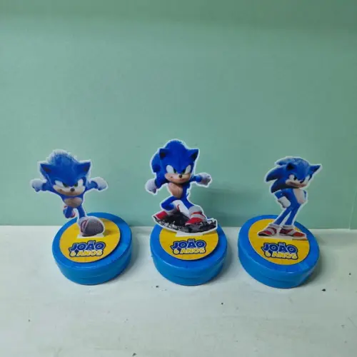 Latinha 3d Sonic