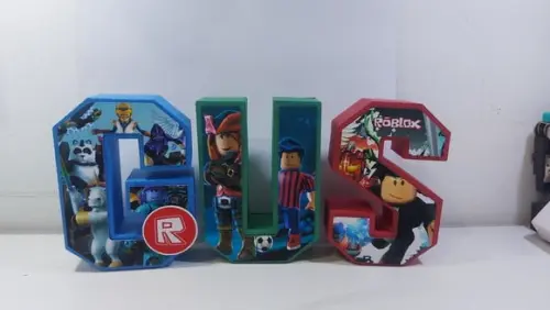 Letra 3d Roblox