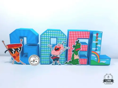 Letra 3d Titio Avô