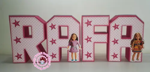 Letras 3d American Girl