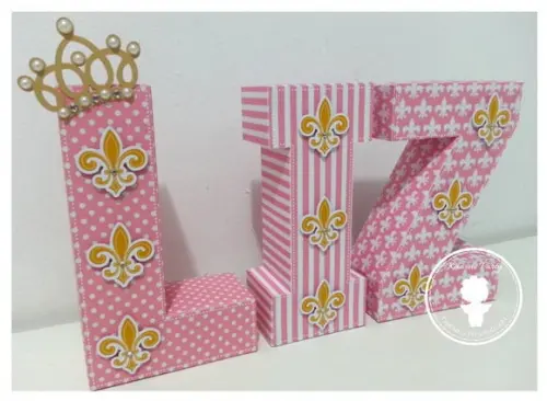 Letras 3d Realeza