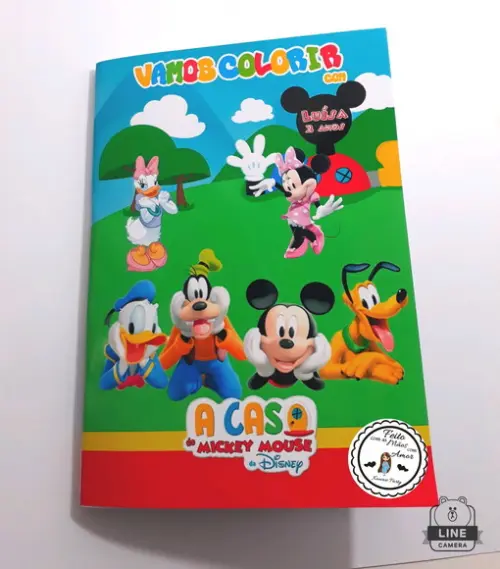 Livro Colorir Casa do Mickey