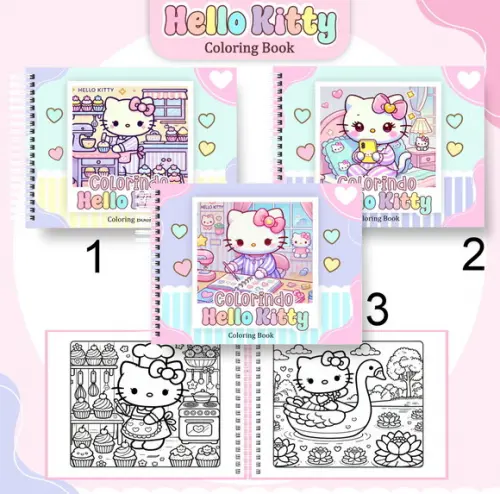 Livro Colorir Hello Kitty