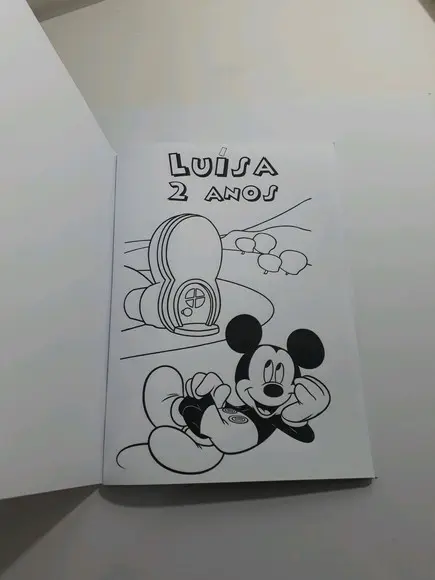 Livro Colorir Casa do Mickey