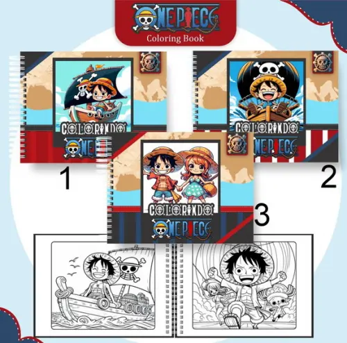 Livro Colorir One Piece