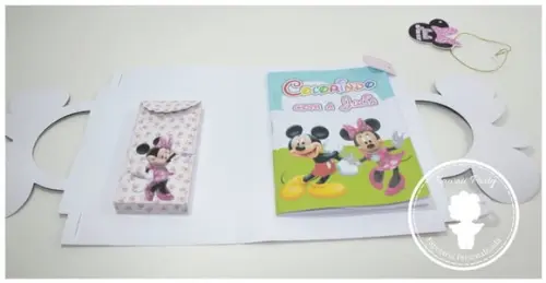 Maleta Pintura Minnie Rosa