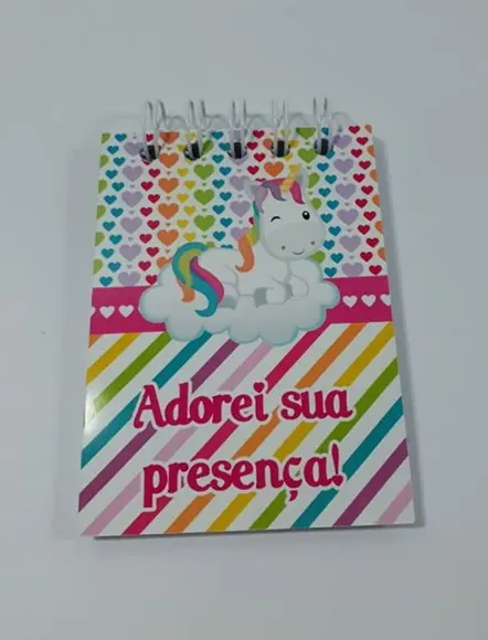 Mini Bloquinho Unicórnio