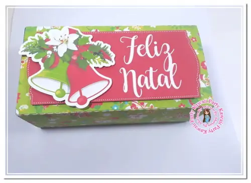 Porta caixa bombom natal