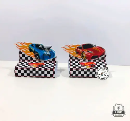 Porta Chocolate Hot Wheels