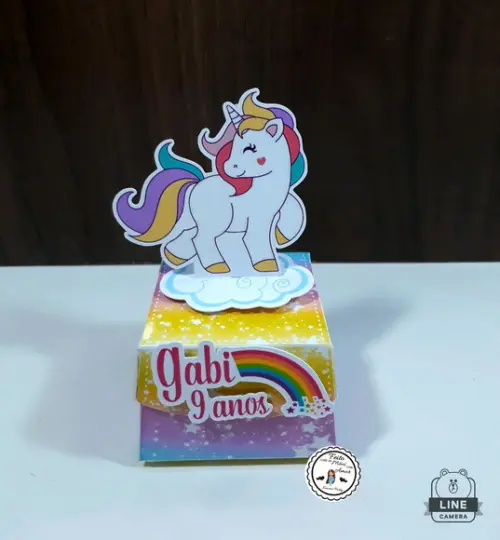 Porta Doce Unicórnio