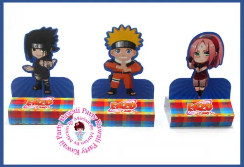 Porta Chocolate Naruto Chibi