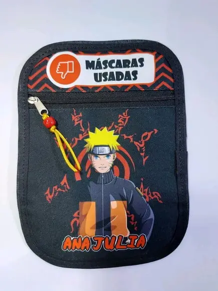 Porta máscaras duplo Naruto