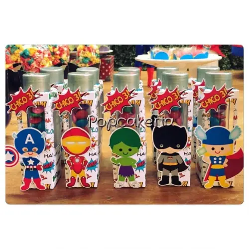 Porta Tubete Super Herois