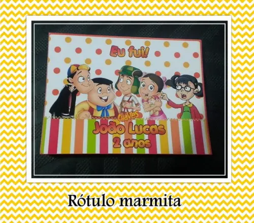 Rótulo marmita personalizada