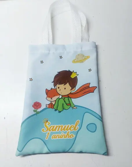 Sacolinha Tecido Pequena Principe